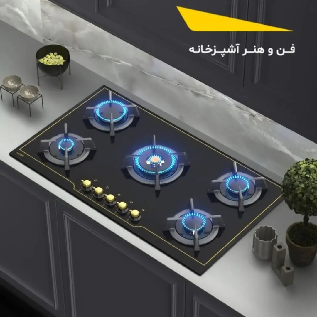 اجاق گاز شیشه ای توکار مدل IG540B