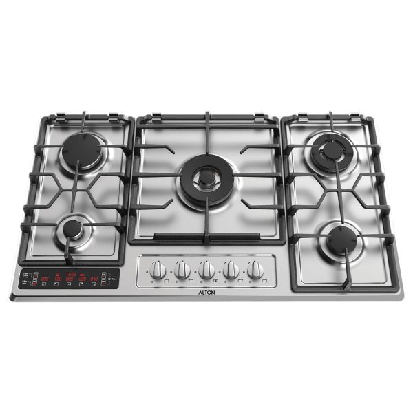 اجاق گاز استیل پنج شعله آلتون مدل S520DN