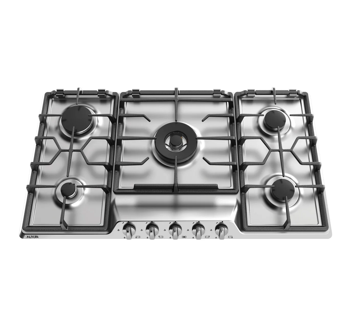 اجاق گاز صفحه استیل التون مدل S517N