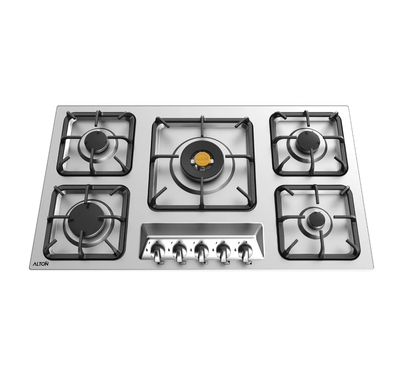 اجاق گاز استیل صفحه ای التون سر شعله ساباف ایتالیاIS523N