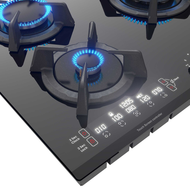اجاق گاز صفحه شیشه ای ساباف ایتالیای دیجیتال التون IG530DB