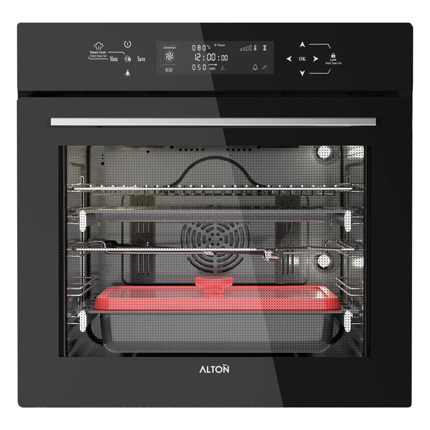 فر توکار عرض 60 مدل V500B التون_ بخارپز